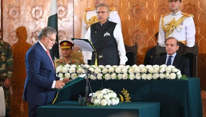 ishaq dar oath
